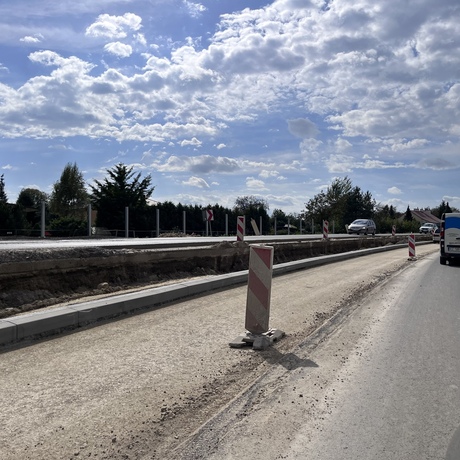 Rozbudowa drogi z Rzeszowa do Jasionki [wrzesień 2023] - fot 5